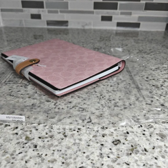 Coach Notebook In Signature Canvas (Powder pink) - Picture 6 of 7